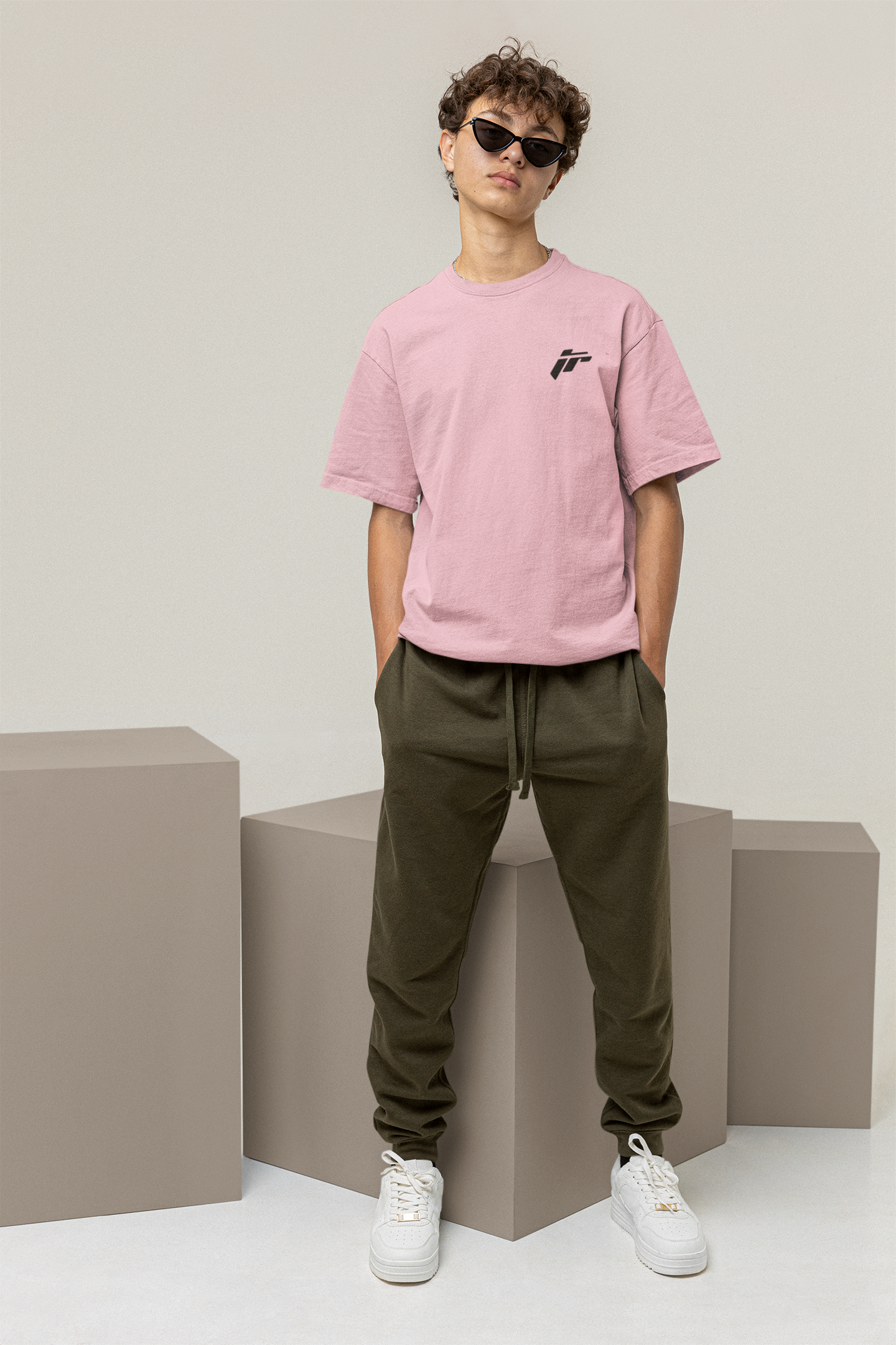 Easy Baby Pink Relaxed Fit T-shirt