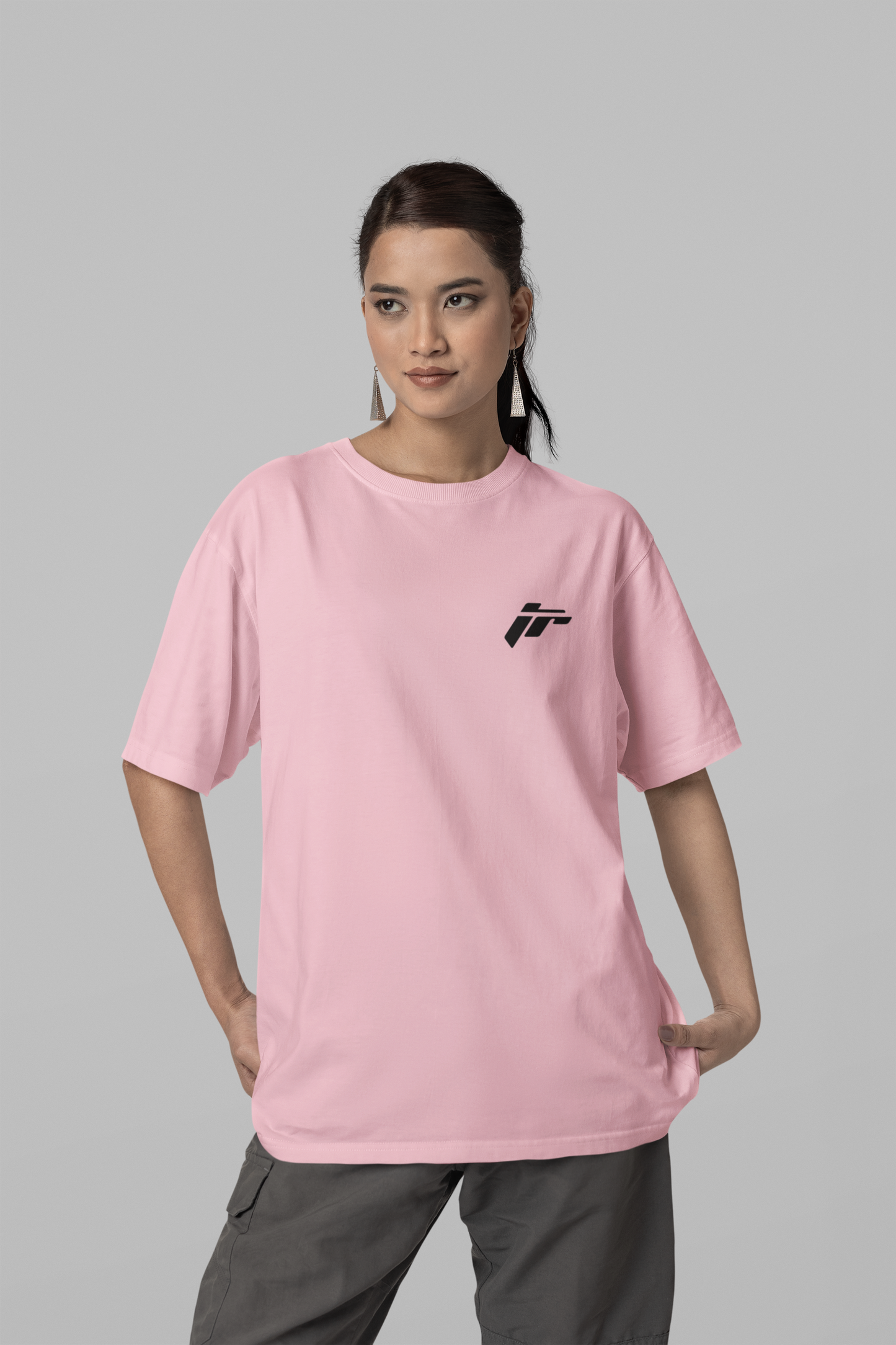 Easy Baby Pink Relaxed Fit T-shirt